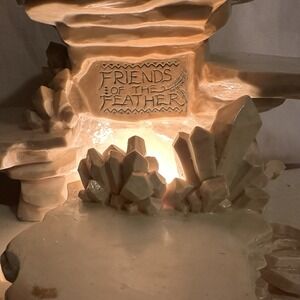 Friends of the Feather Lighted Display Base "Crystal Waterfall" 1997 Enesco